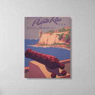 Werbeplakat für Reisen Leinwanddruck