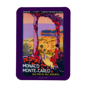 Werbeplakat für Reisen Magnet