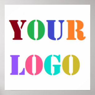 Werbeplakate für Firmenlogo Poster