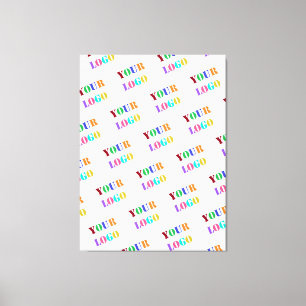 Werbeplakate für kundenspezifische Firmenlogos Leinwanddruck