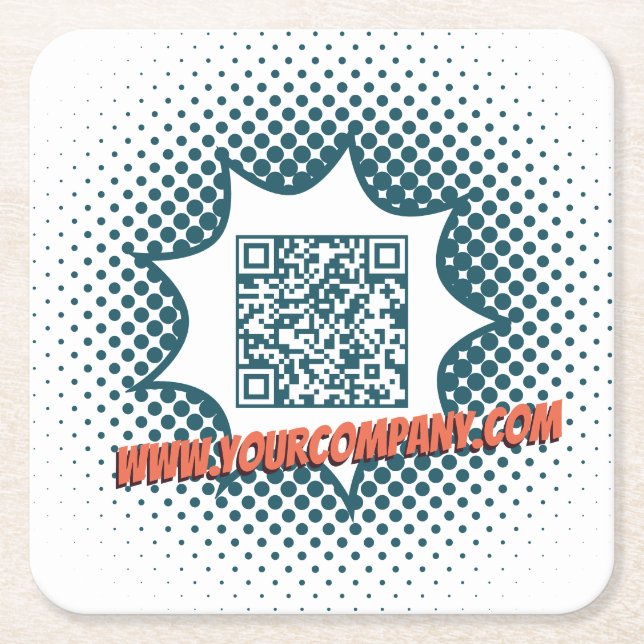 Werbereinigungsservice Custom WWW Rechteckiger Pappuntersetzer (Vorderseite)