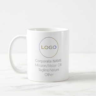 Werbesilber für Corporate Round-Logos Kaffeetasse