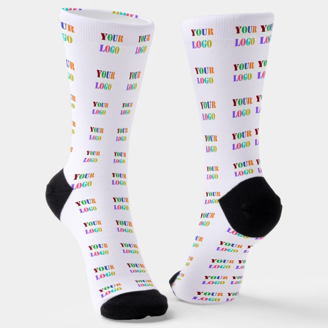Werbesocken für Ihr Firmenlogo wählen Farben aus Socken (Gewinkelt)