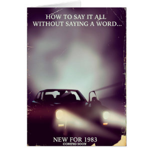 Werbespot für Autos aus den 1980er Jahren