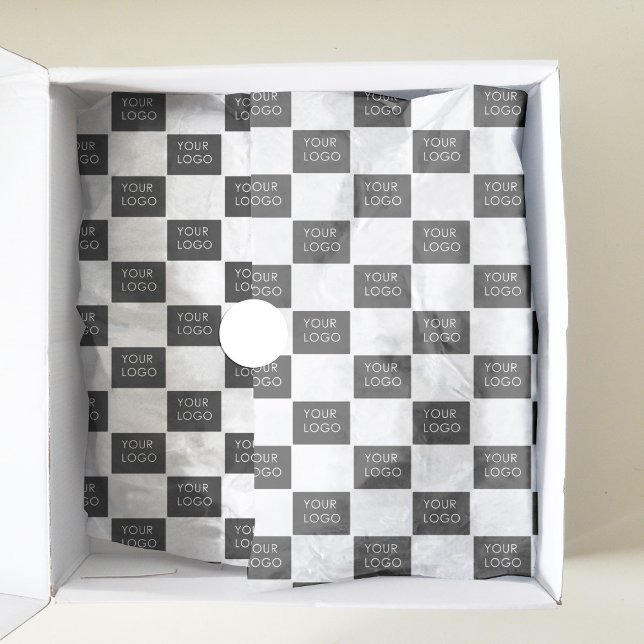 Werbeverpackung für moderne Firmenlogos Seidenpapier (Von Creator hochgeladen)