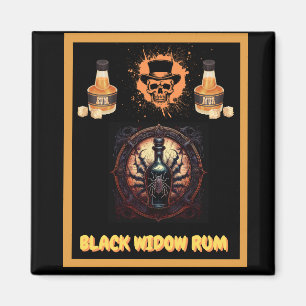 Werbezeichen für Metalle für Black Widow Magnet