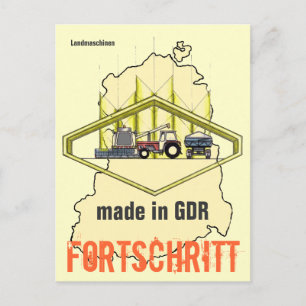 Werbung DDR Landtechnik Postkarte