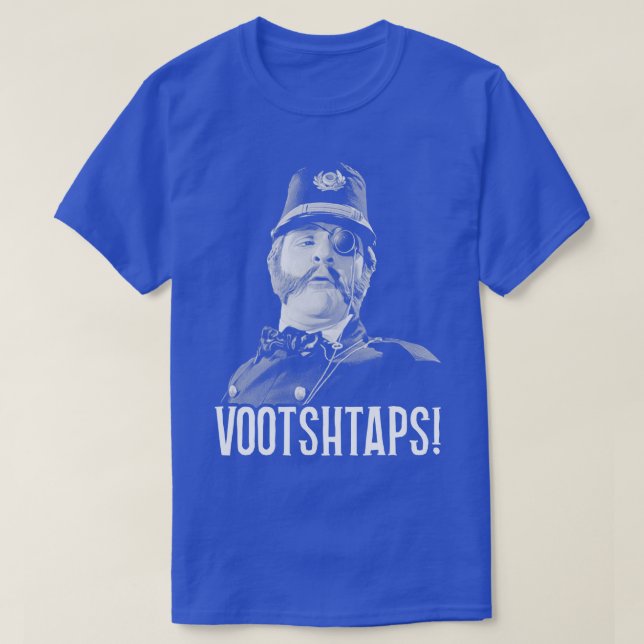 WERBUNG EEN EES GANDFADDAS VOOTSHTAPS T-Shirt (Design vorne)