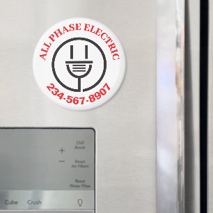 Werbung für berufliche elektrische Dienste Magnet