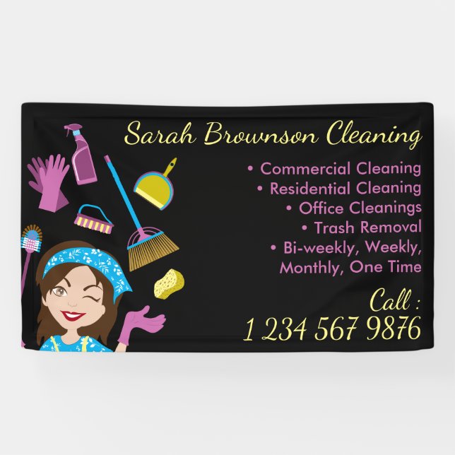 Werbung für "Black Clearing Business Starter" Banner (Horizontal)