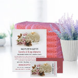 Werbung für Blumenkerzen, Kerzen und Seifen Flyer<br><div class="desc">Flyer zur Werbung für Blumenkerzen,  Kerzen und Seifen im Visitenkartengeschäft.</div>