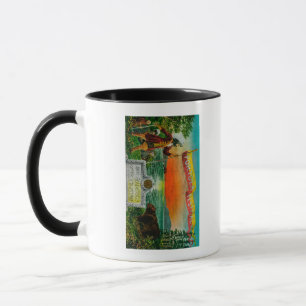 Werbung für das Portola Festival (Forscher) Tasse