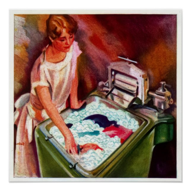 Werbung für das Traummagazin der Hausfrau Poster