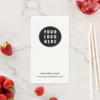 Werbung für die Website mit Ihrem Firmenlogo Serviette