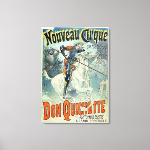 Werbung für "Don Quixote, New Circus", Pferd Leinwanddruck