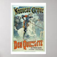 Werbung für "Don Quixote, New Circus", Pferd