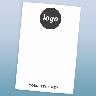 Werbung für einfache Logotexte Post-it Klebezettel