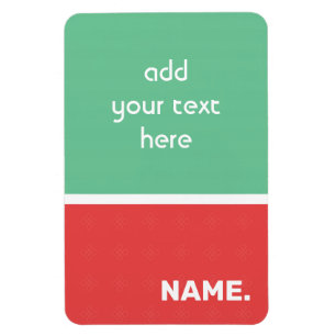 Werbung für einfache minimale Anführungskorallenmi Magnet