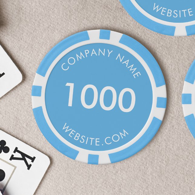 Werbung für Firmenlogos mit eigener Marke Pokerchips (Von Creator hochgeladen)