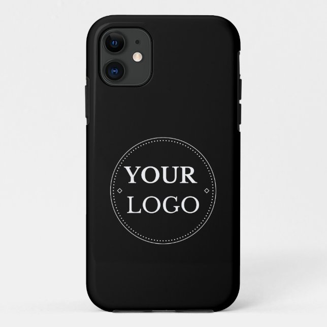 Werbung für Firmenlogos Moderne Minimalistische Case-Mate iPhone Hülle (Rückseite)