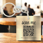 Werbung für Gold QR-Code-Business-Logos<br><div class="desc">Werben Sie Ihre Marke unterwegs mit diesem QR Code Business Logo Promotional Schlüsselanhänger. Dieser Schlüsselanhänger mit Ihrem individuellen Firmenlogo und einem scannbaren QR-Code bietet Kunden und Kunden einen einfachen Zugang zu Ihrer Website, zu Social Media-Profilen oder zu Werbeangeboten. Ideal für die Verleihung bei Veranstaltungen, Messen oder als einzigartige Visitenkartenalternative verbindet...</div>