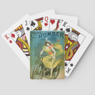Werbung für "Humber Cycles" (Farblitho) Spielkarten