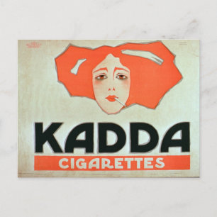 Werbung für "Kadda Cigarettes" Postkarte
