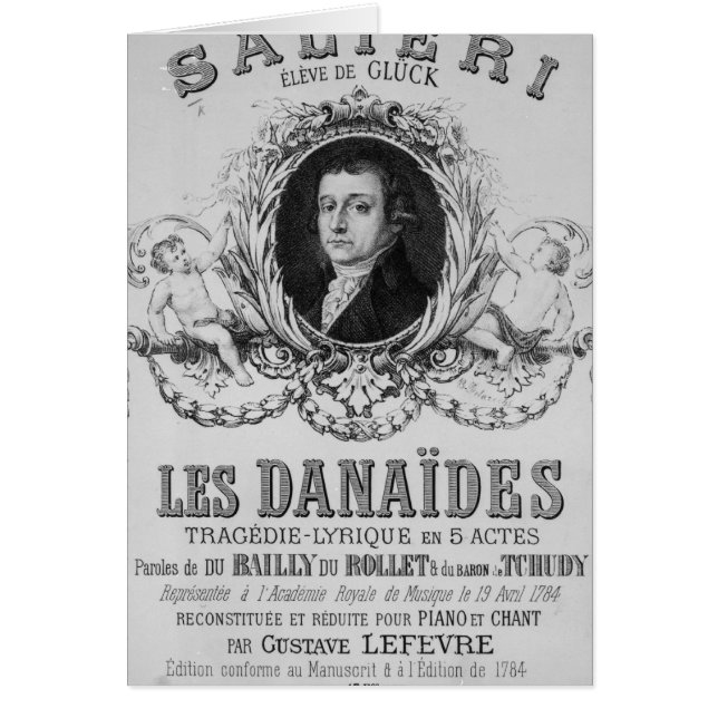 Werbung für "Les Danaides" (Vorne)