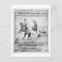 Werbung für Levi Strauss & Co, c.1900 (litho)