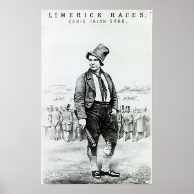 Werbung für "Limerick Races" Poster (Vorne)