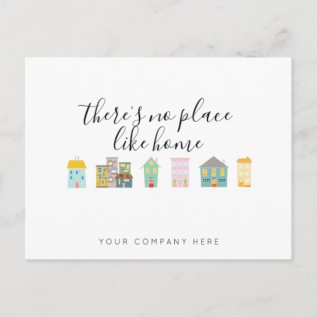 Werbung für Real Anwesen Marketing Postkarte (Vorderseite)