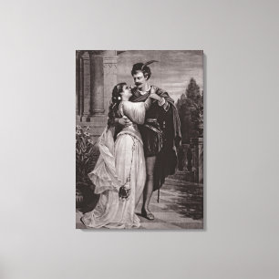 Werbung für "Romeo und Julia", an der Oper Leinwanddruck