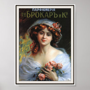 Werbung für russische Imperial-Parfum 1892 Poster