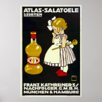 Werbung für Salat
