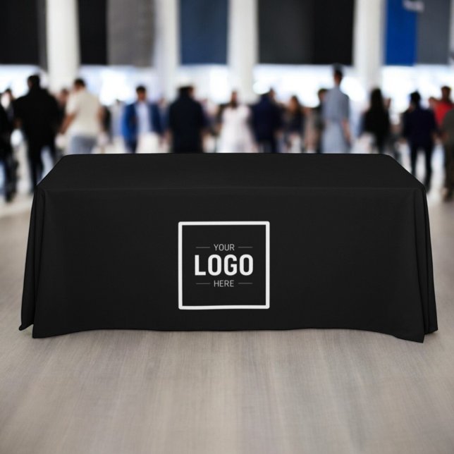 Werbung für Schwarz-weiße Logos Tischdecke (Von Creator hochgeladen)