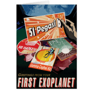 Werbung für Sci-Fi-Reisen, Planet 51 Pegasi b