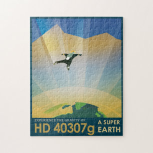 Werbung für Science-Fiction-Reisen, Planet HD 4030 Puzzle
