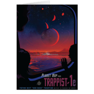 Werbung für Science-Fiction-Reisen, Planet Trapist