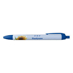 Werbung für Sonnenblumen von Julia Morrill Kugelschreiber