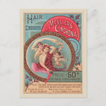 Werbung für Vintage Haarfärbemittel