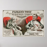 Werbung für Vintage Parker-Medizin