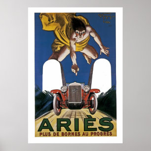 Werbung für Vintage Werbemittel Poster