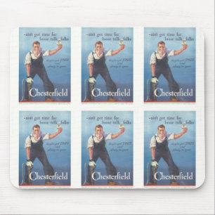 Werbung für Vintage Zigaretten Mousepad
