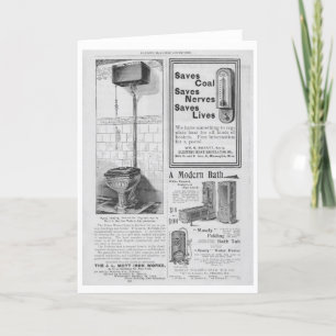 Werbung im frühen 20. Jahrhundert Karte