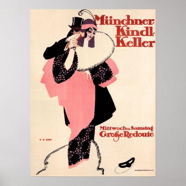 Werbung im Münchner Departement Hans Rudi Erdt Poster (Vorne)