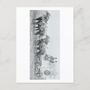 Werbung in Philadelphia Vintag im 19. Jahrhundert Postkarte