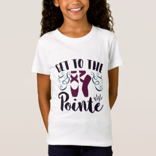 Werde Balletttänzer Ballerina zur Spitze T-Shirt