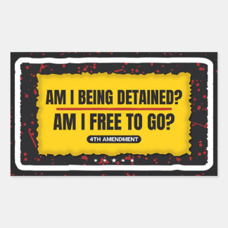 Werde ich festgehalten? Kann ich gehen? Sticker