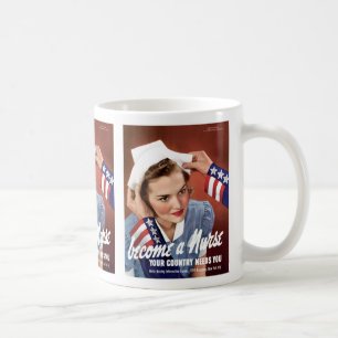 Werde Krankenschwester Kaffeetasse