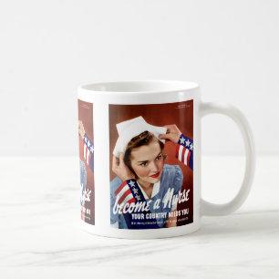 Werde Krankenschwester Kaffeetasse